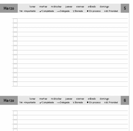Calendario Mensual